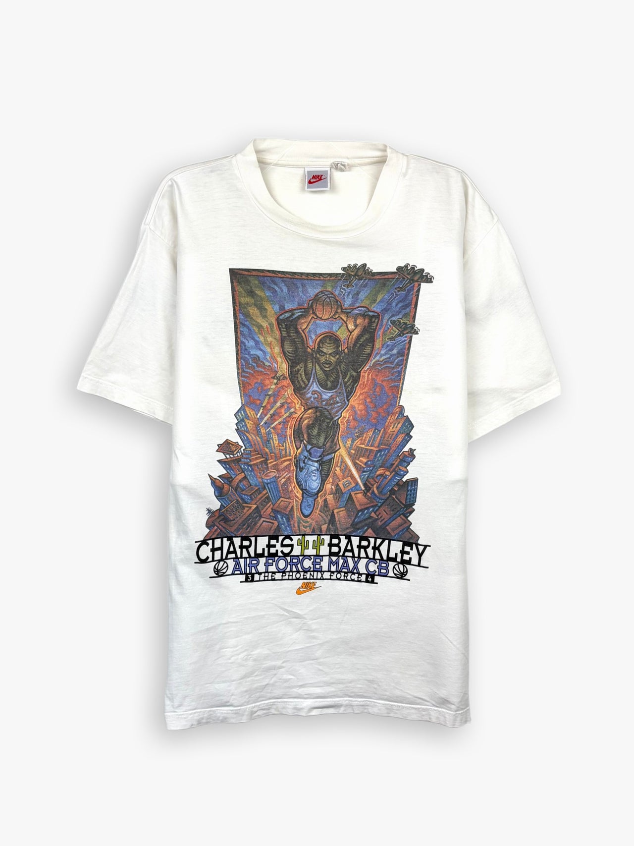 1990s Nike Charles Barkley Phoenix Suns Air Force Max T-Shirt