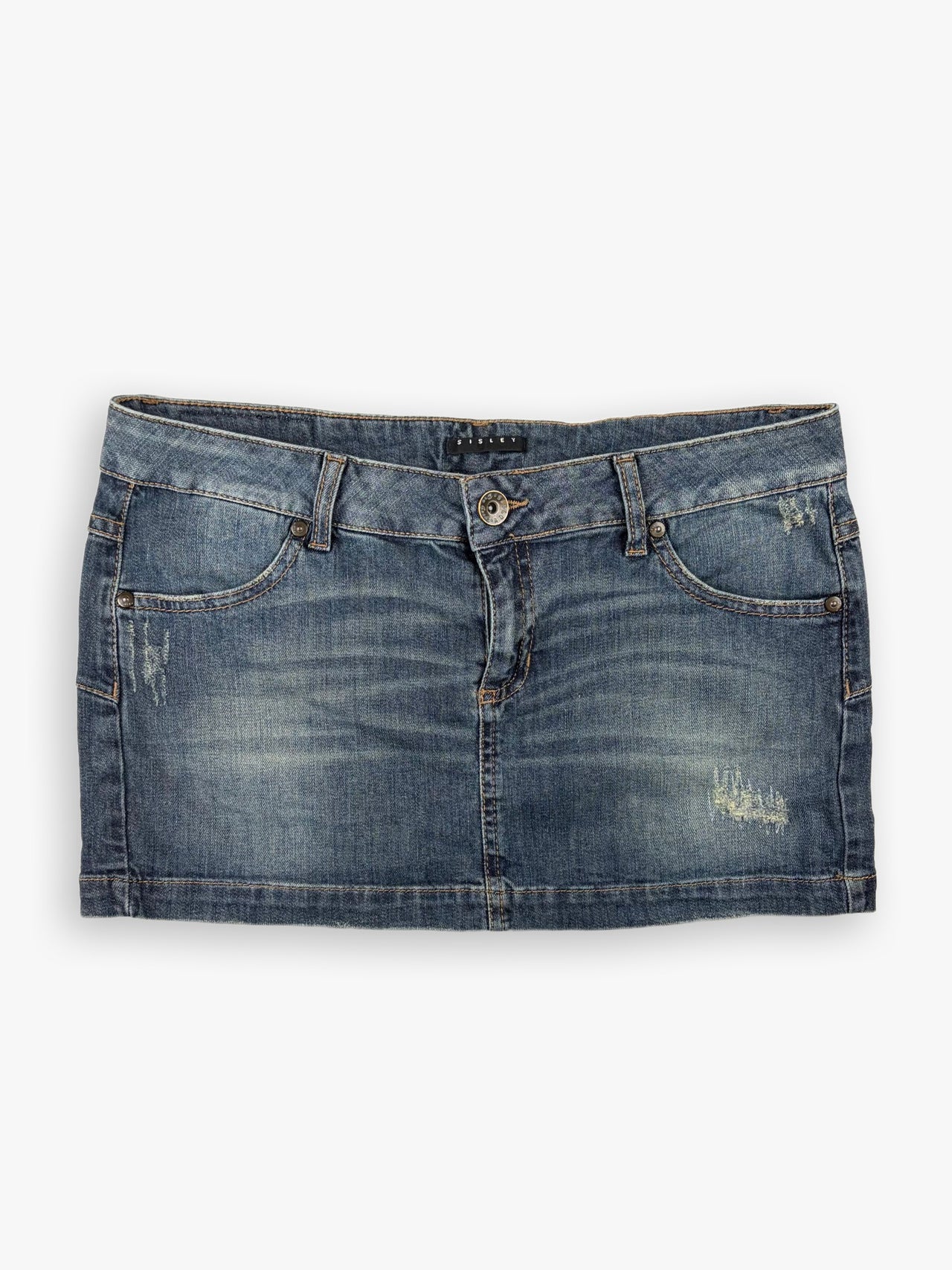 2000s Women’s Sisley Denim Skirt