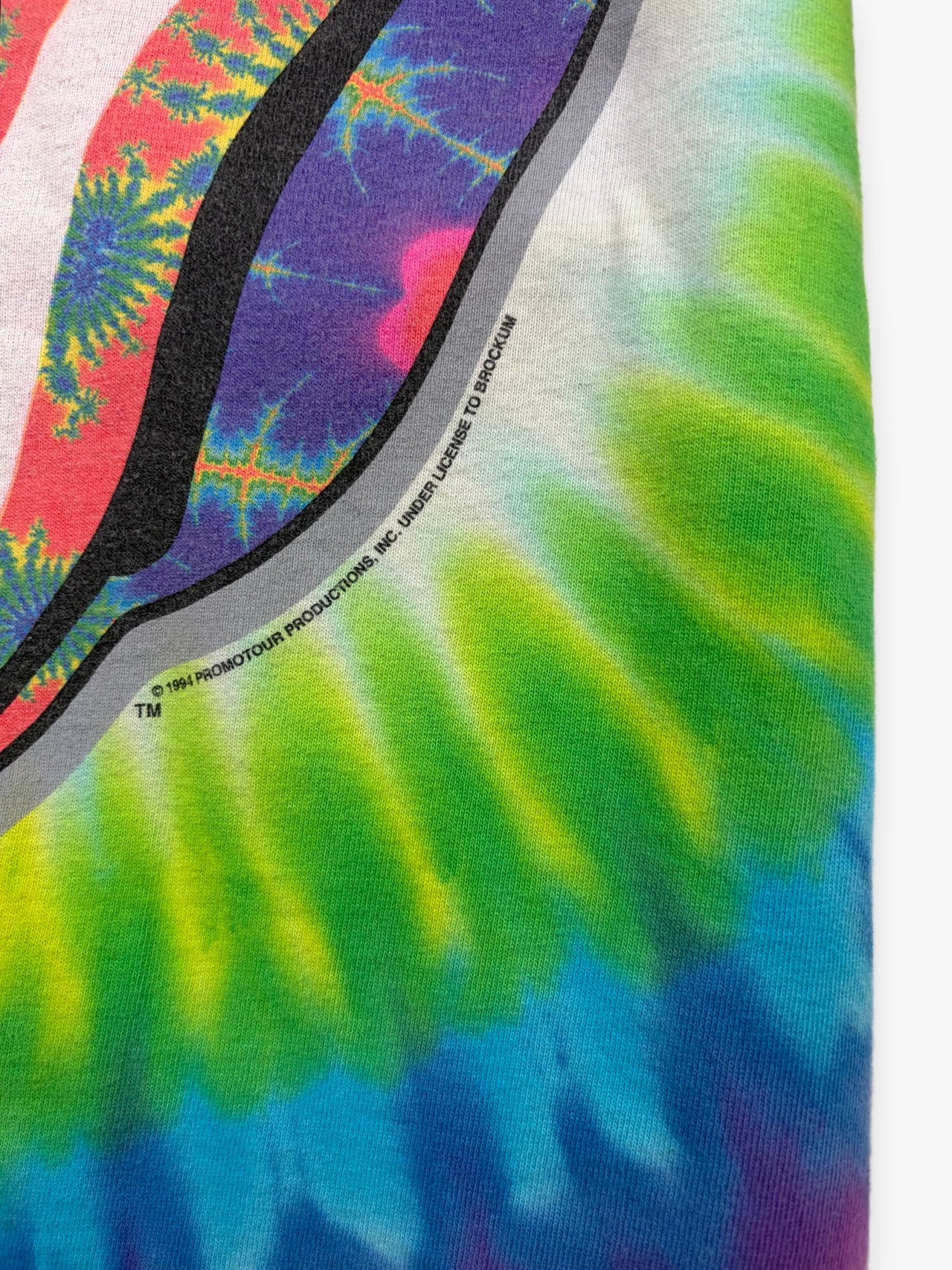 1994 Liquid Blue Rolling Stones Tie-Dye T-Shirt