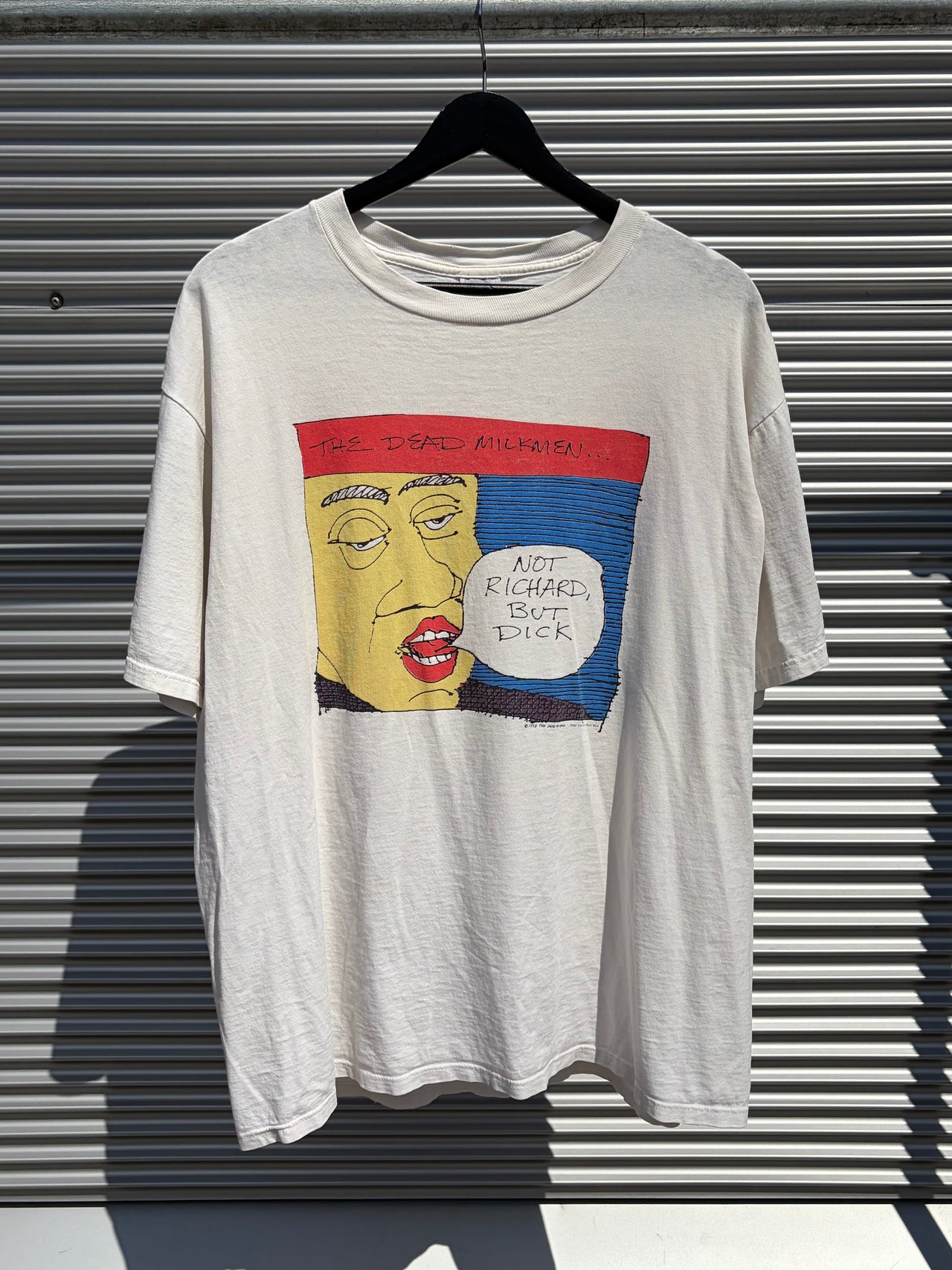 1993 The Dead Milkmen Not Richard, But Dick Album ”Dick Is Swell” T-Shirt