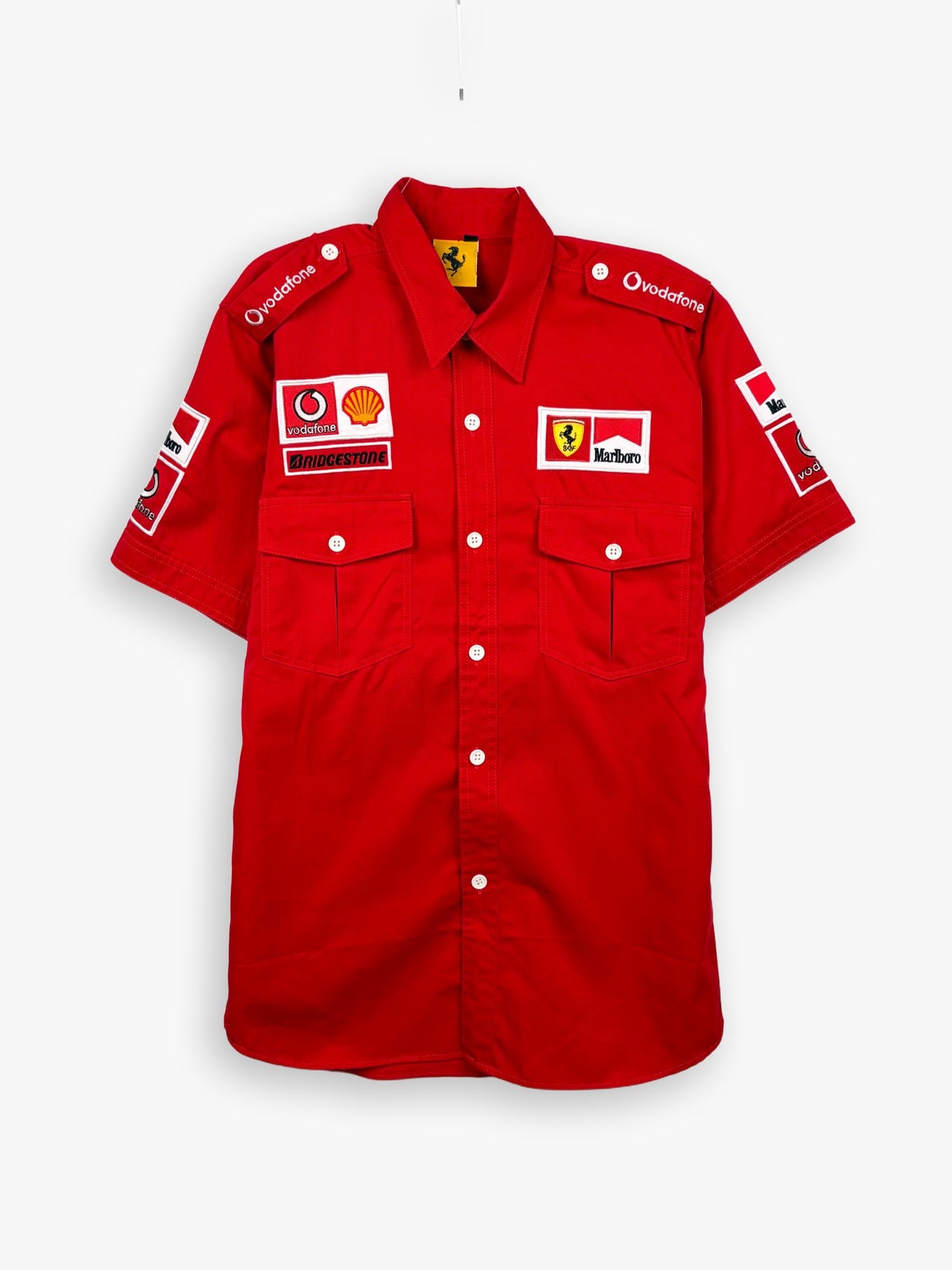 1990s Ferrari Short-sleeve Button Shirt