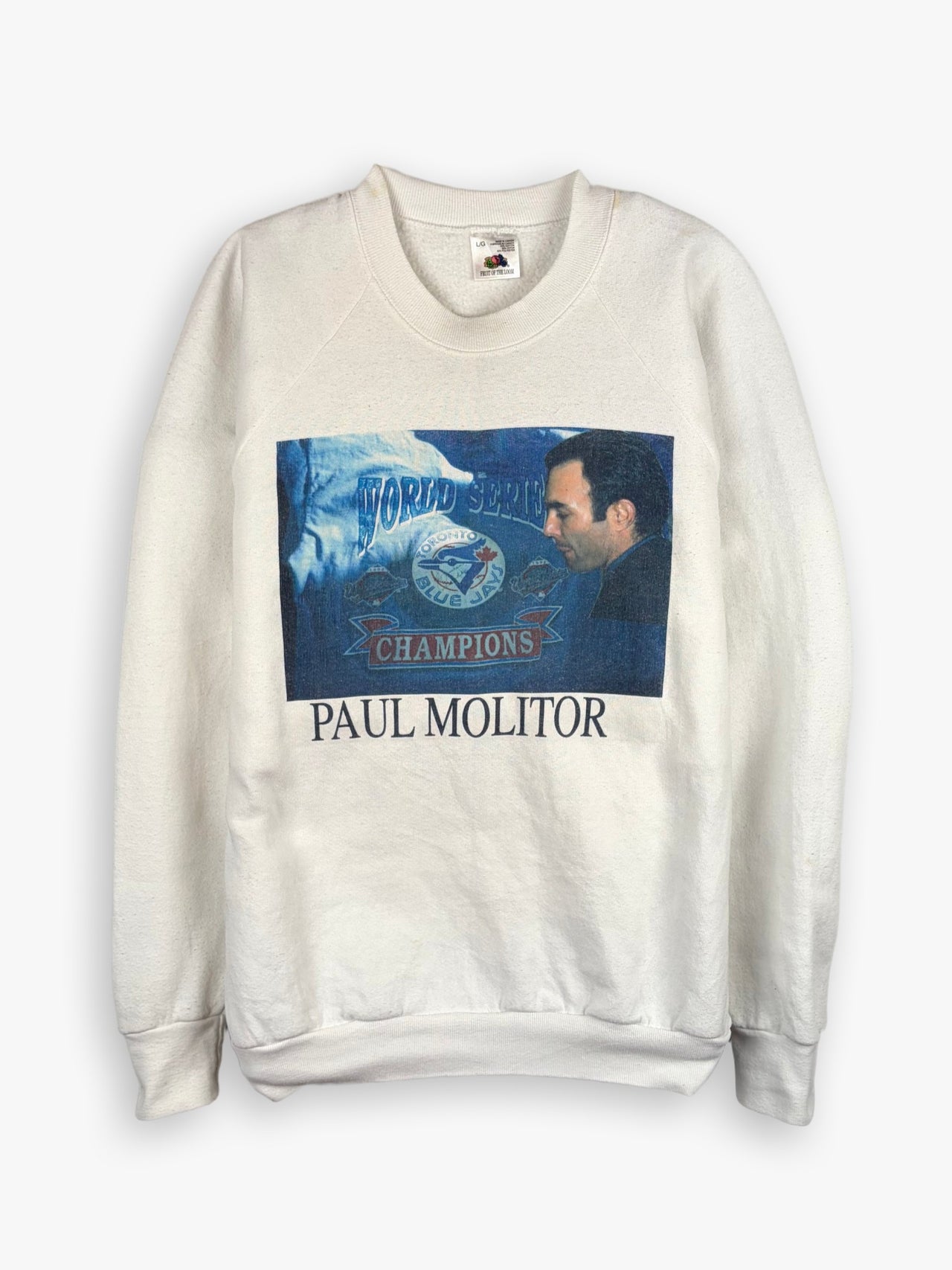 1992-1993 Toronto Blue Jays World Series Champions Paul Molitor Sweatshirt