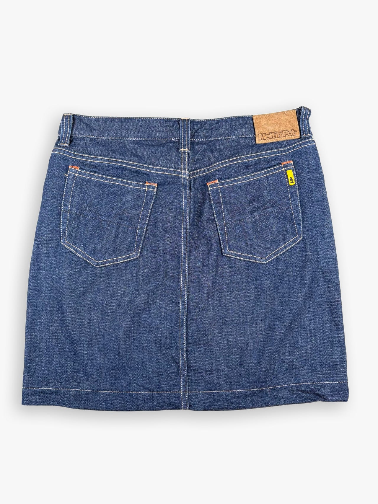 2000s Meltin Pot Denim Skirt