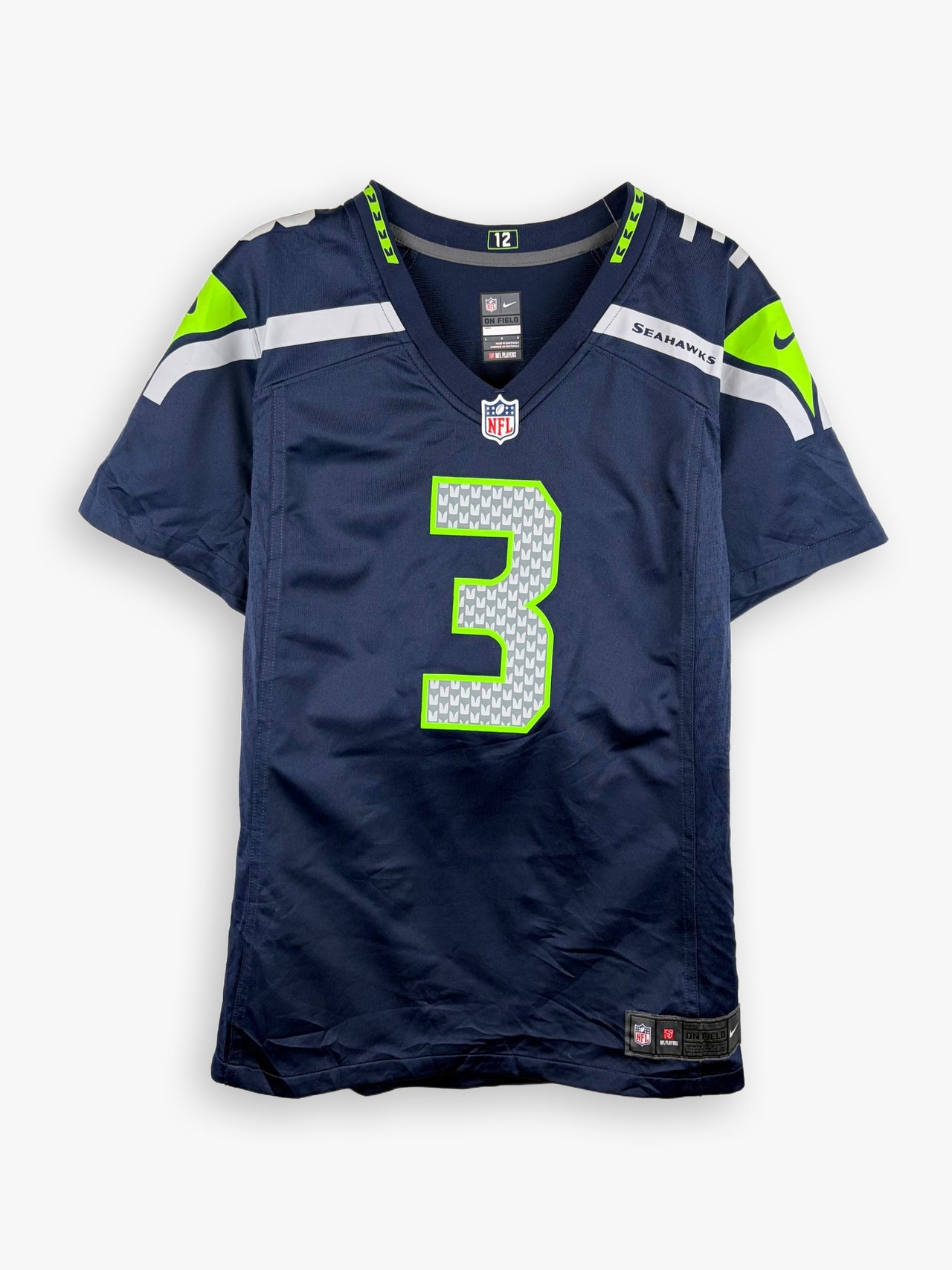 Womem’s Nike on Field Seattle Seahawks Russell Wilson NFL Jersey
