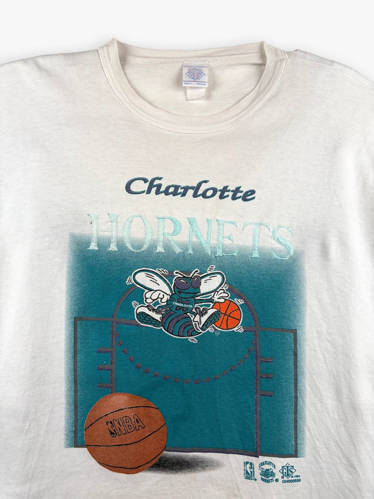 1990s Charlotte Hornets NBA T-Shirt