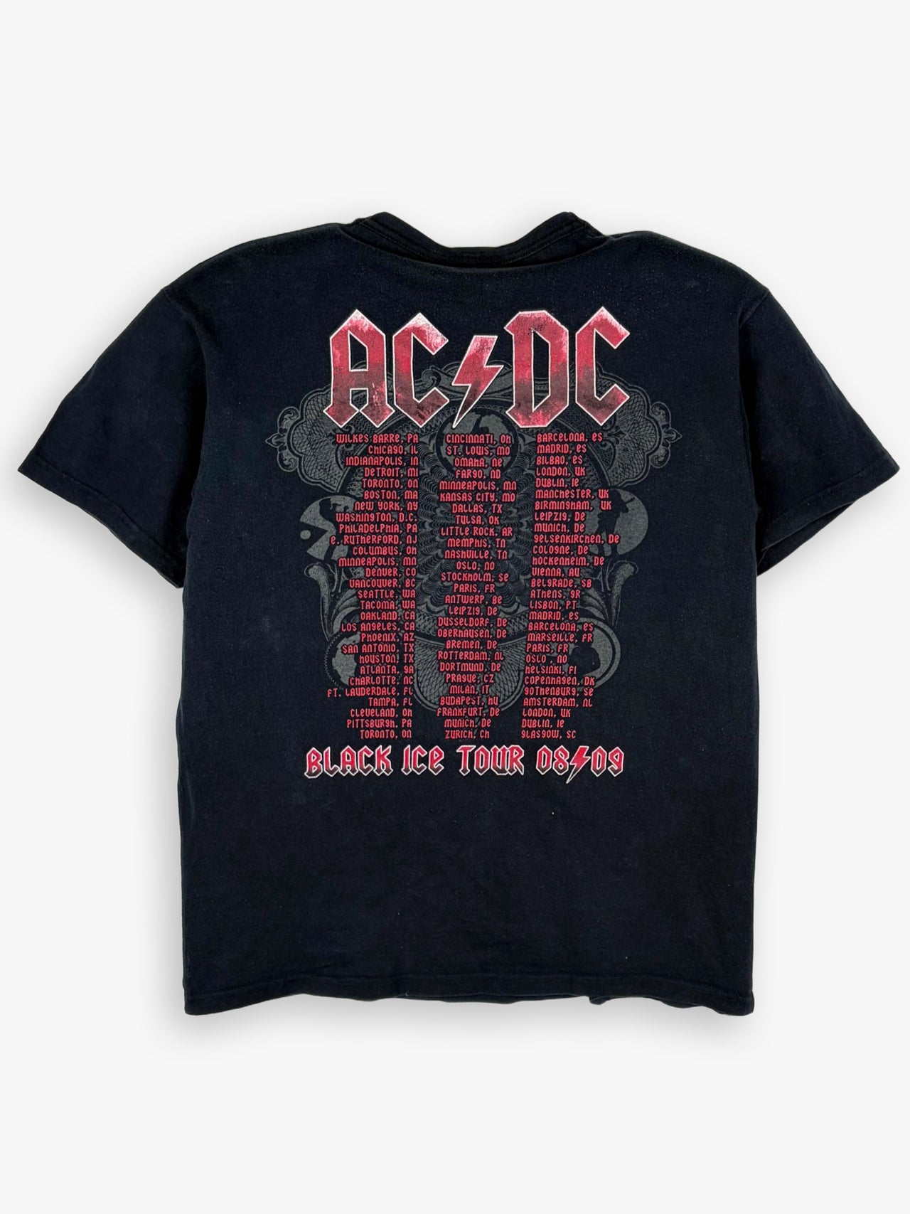2008 AC/DC Black Ice World Tour T-Shirt