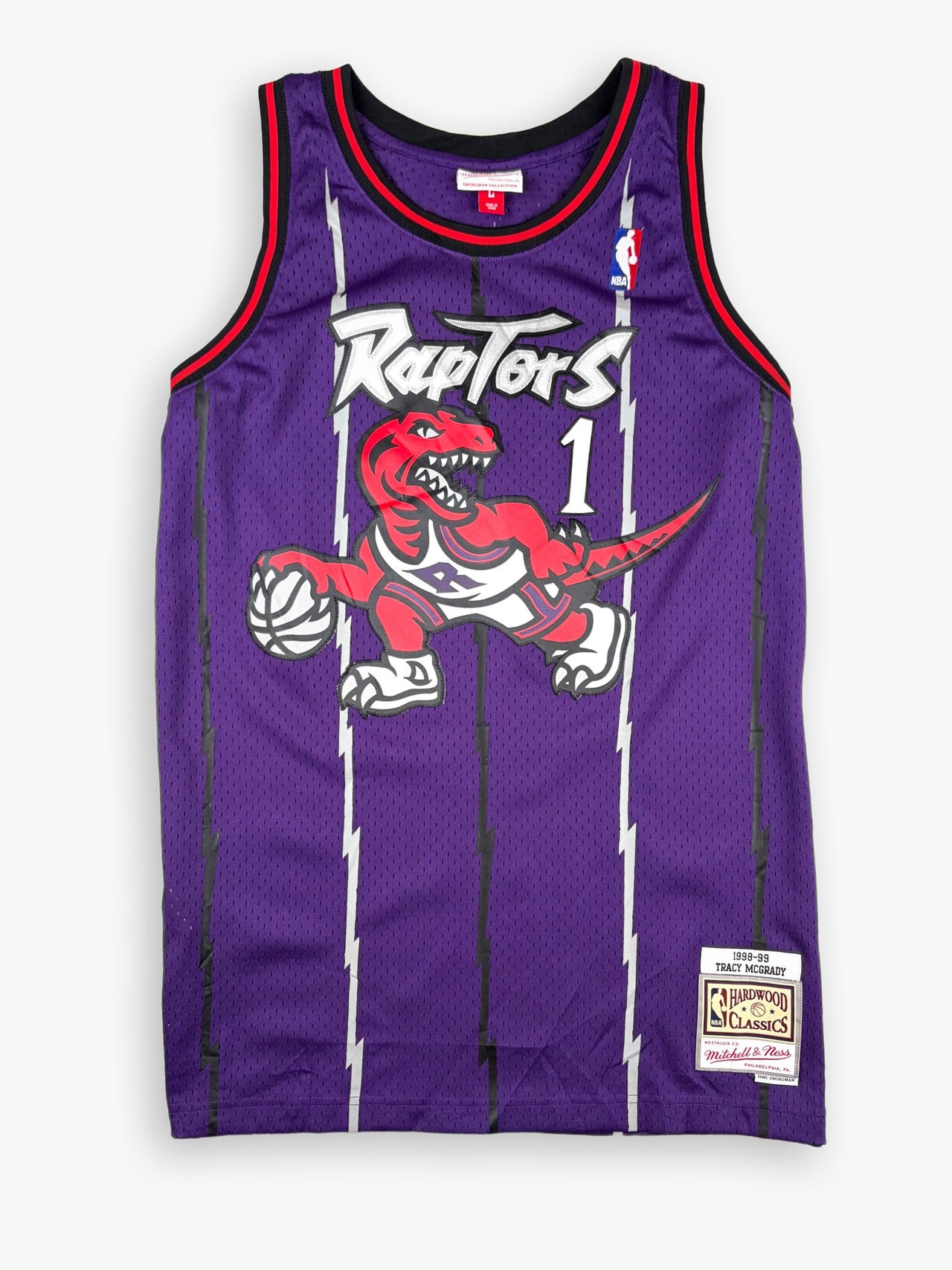 Mitchell & Ness Hardwood Classics 1998-1999 season Toronto Raptors Tracy McGrady Throwback NBA Jersey