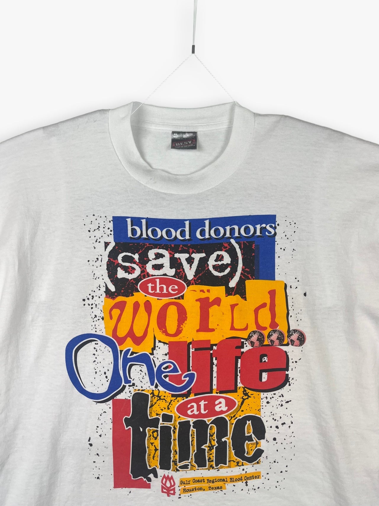 1990s Blood Donors Houston Texas T-Shirt