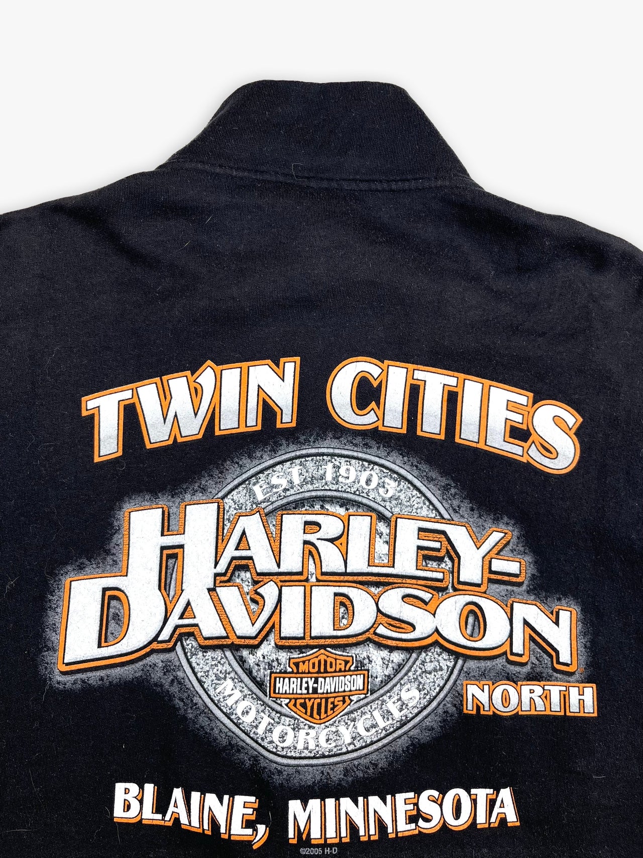 2000s Harley Davidson Minnesota Zip Up Sweatshirt