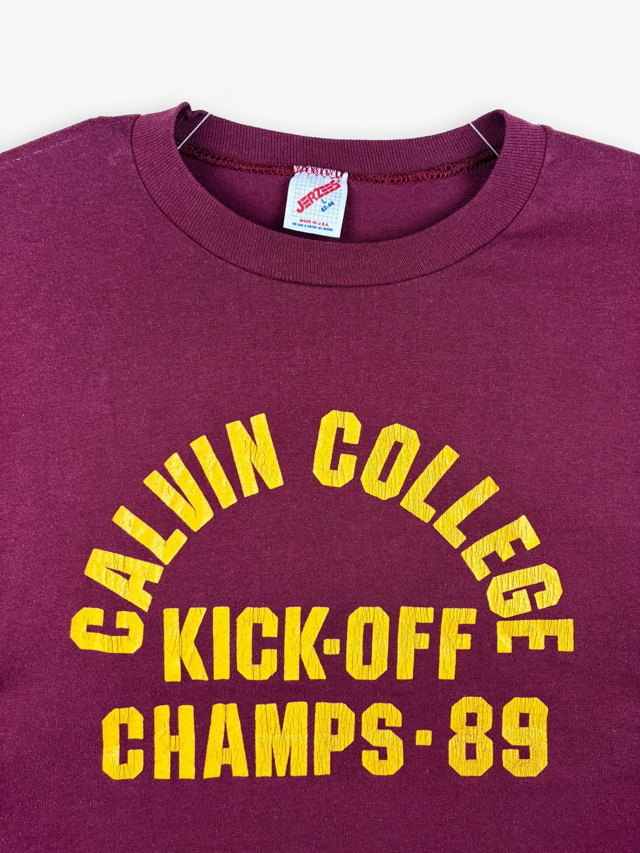 1989 Calvin College Championship T-Shirt