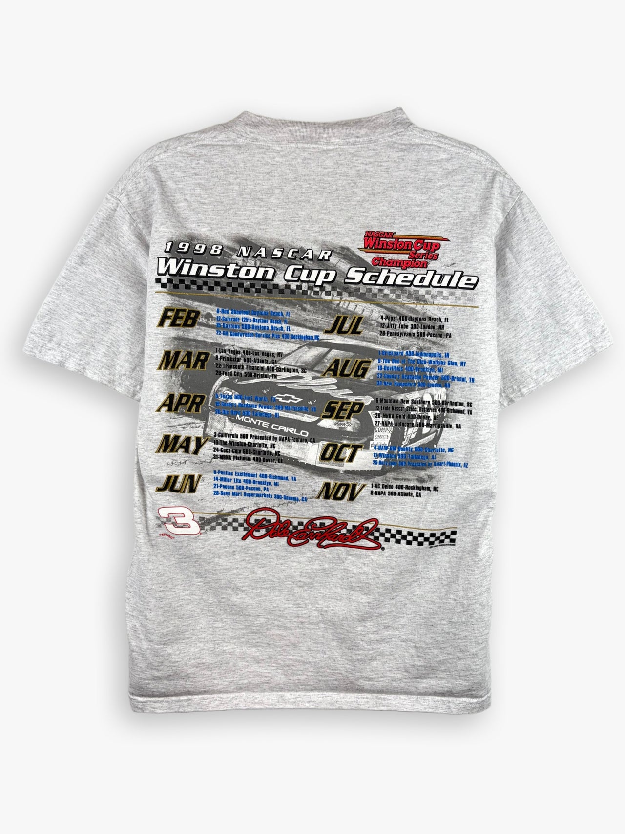 1998 Dale Earnhardt Nascar Winston Cup T-Shirt