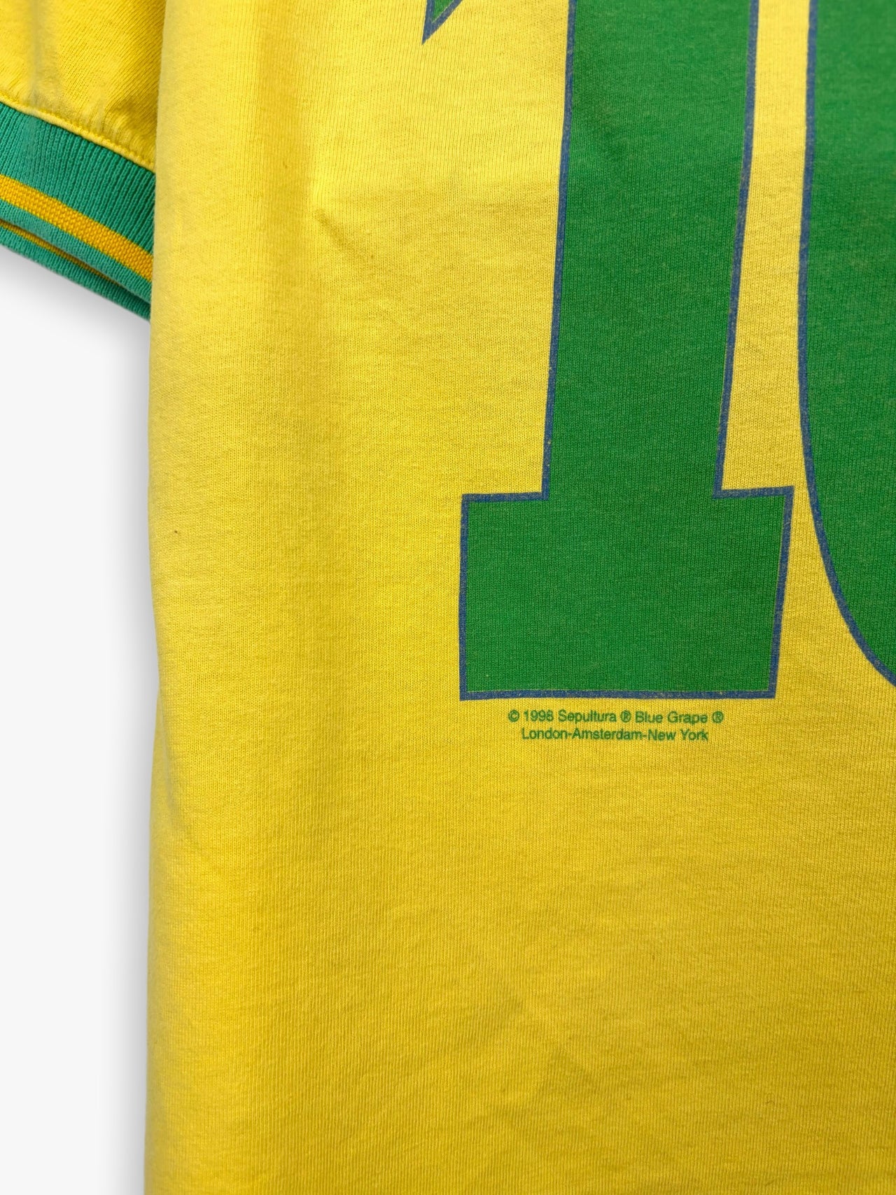 1998 Blue Grape Sepultura Brazil Jersey Shirt