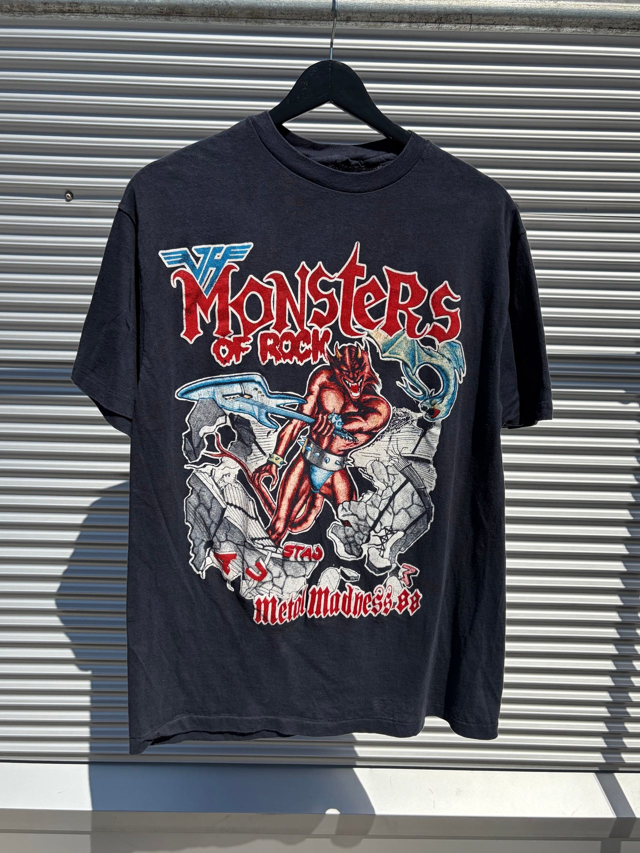 1988 Monsters of Rock Metal Madness Tour T-Shirt