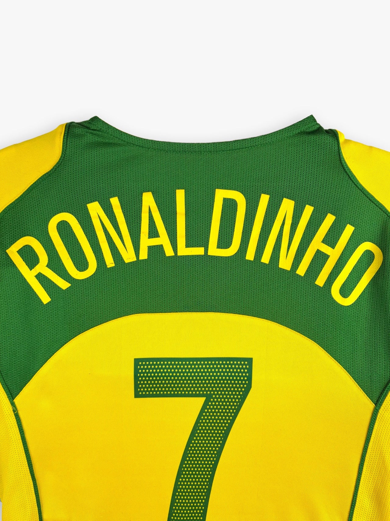 2004 Nike Team Brazil Ronaldinho Home Shirt