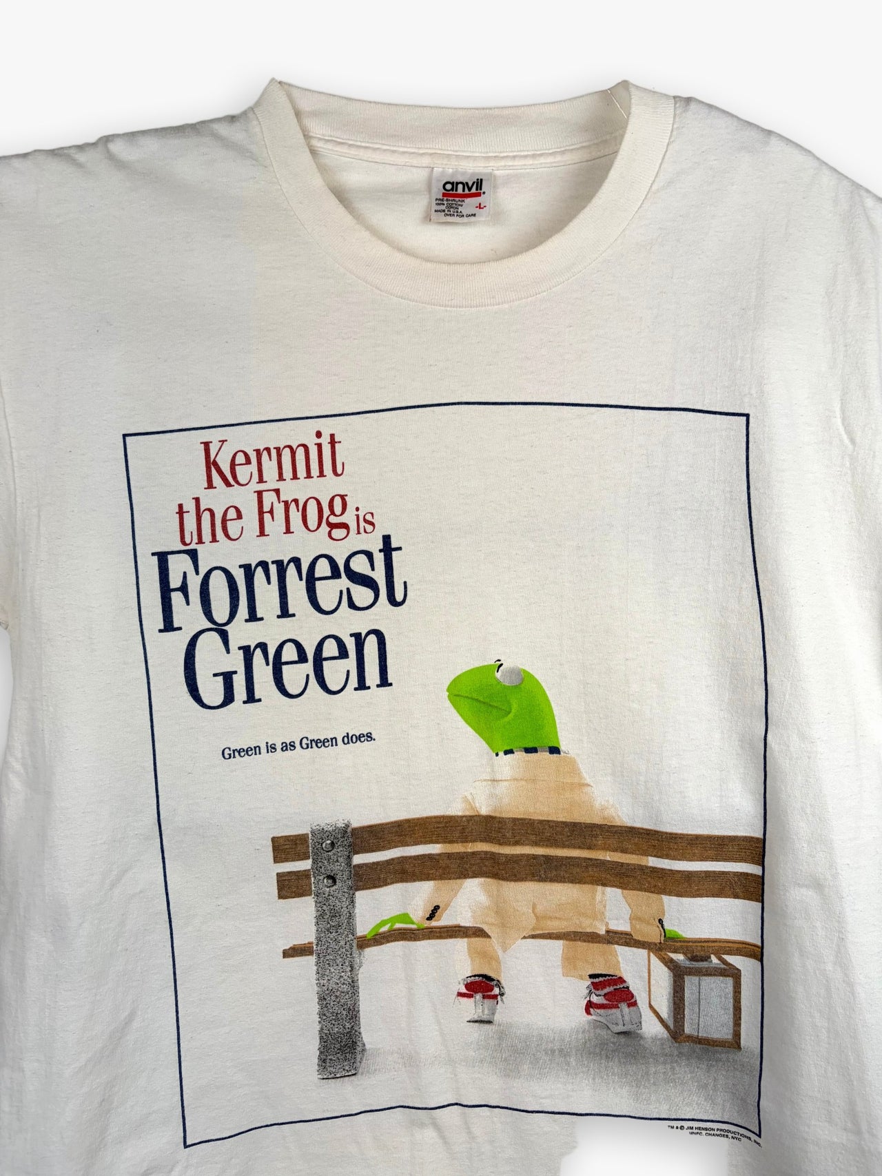1990s Forrest Gump Kermit the Frog Parody T-Shirt