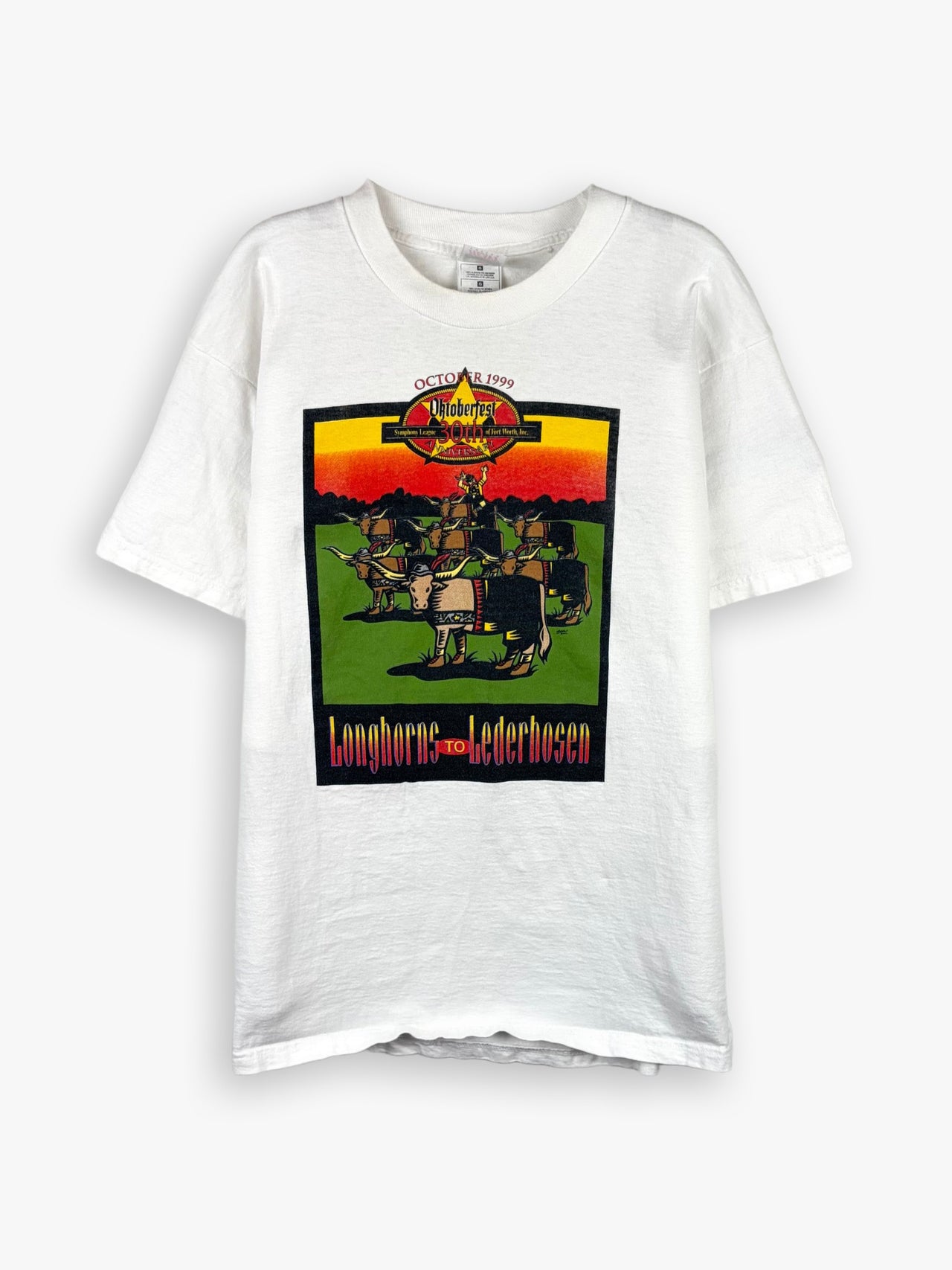 1999 Oktoberfest 30th Anniversary Symphony League of Fort Worth Inc. T-Shirt