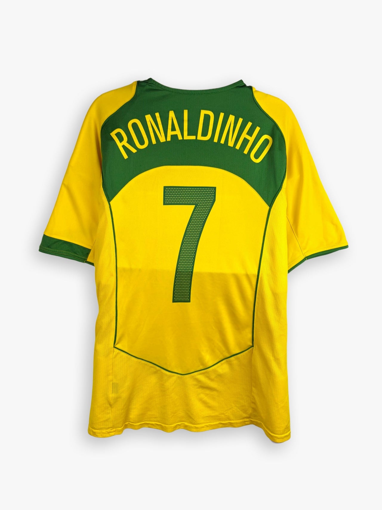 2004 Nike Team Brazil Ronaldinho Home Shirt
