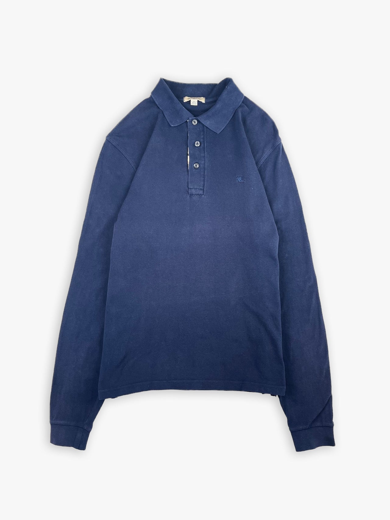 2000s Burberry Long-sleeve Polo Shirt