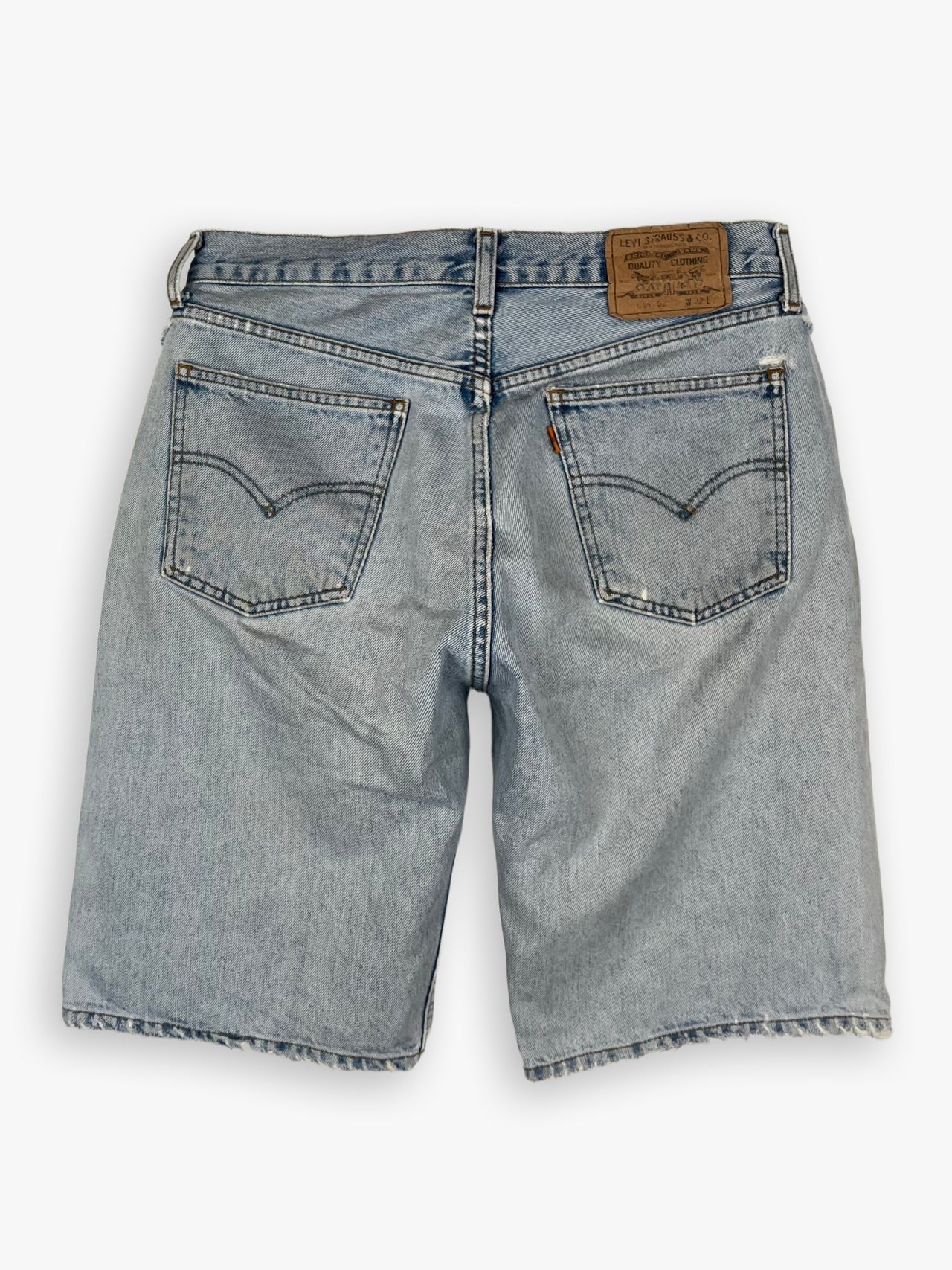 1997 Levi's 641 Orange Tab Denim Shorts