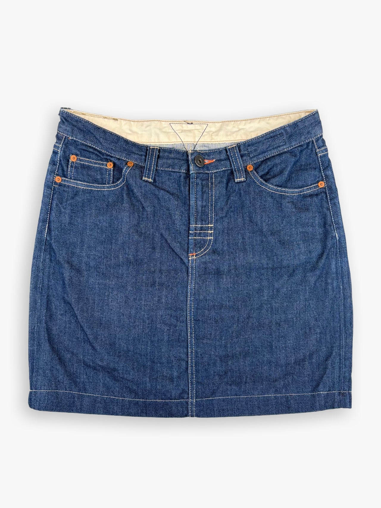 2000s Meltin Pot Denim Skirt