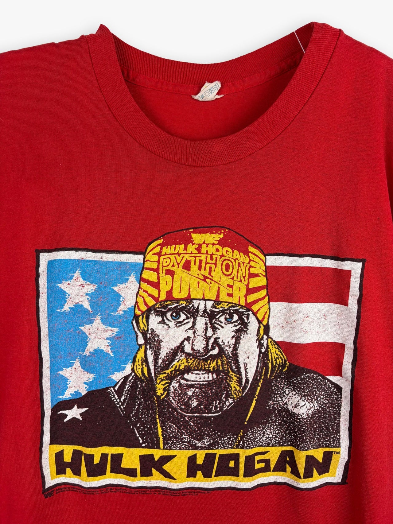 1991 WWF Hulk Hogan WWE Promo T-Shirt