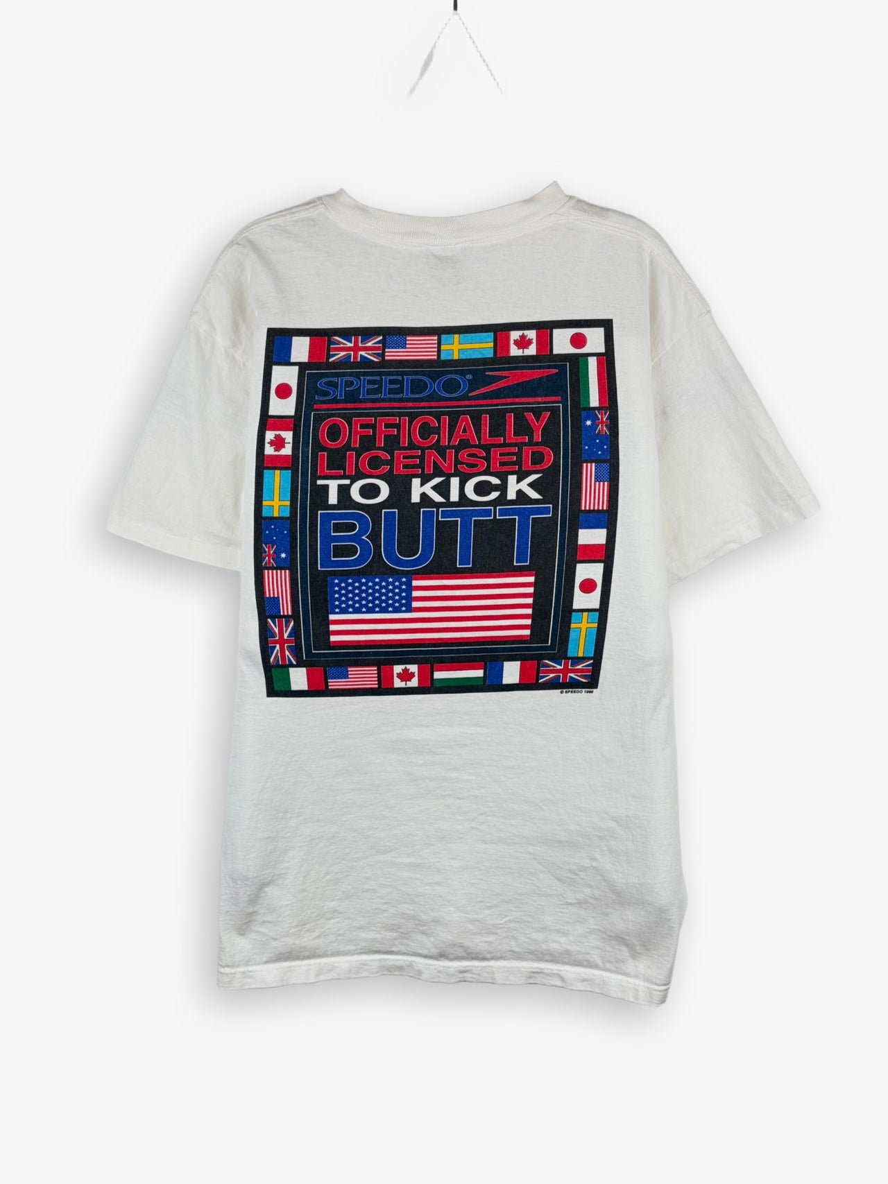 1996 Speedo ”Officially Licensed To Kick Butt” T-Shirt