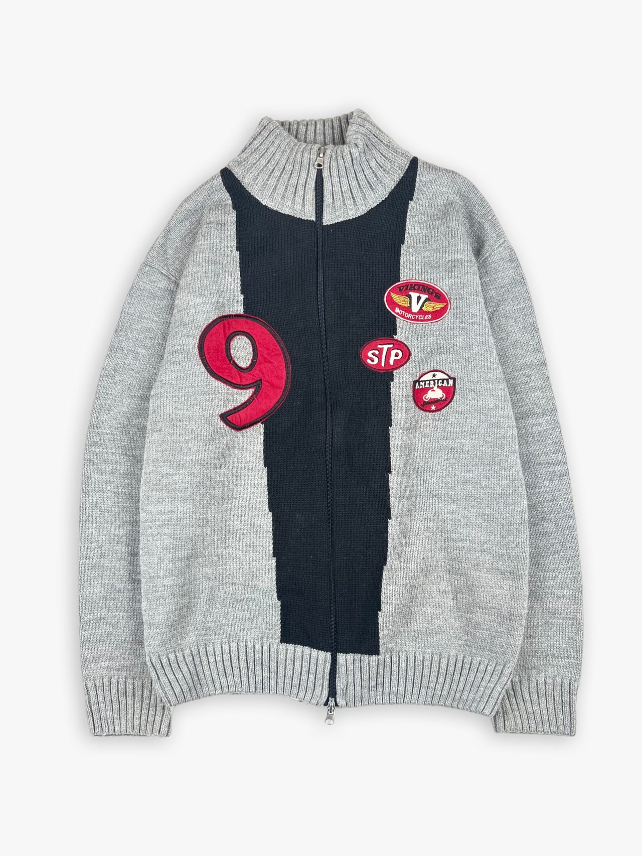 FreeJ Zip Up Knit Sweater