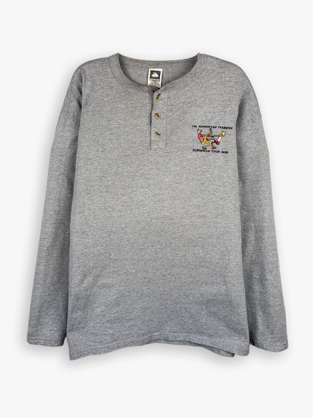 1999 The Manhattan Transfer European Tour Henley Long-sleeve Shirt