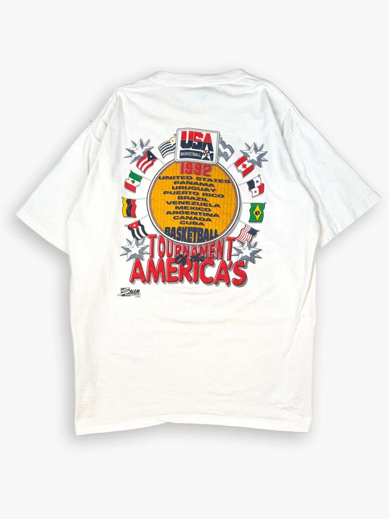 1992 Salem Sportswear USA Basketball Dream Team T-Shirt
