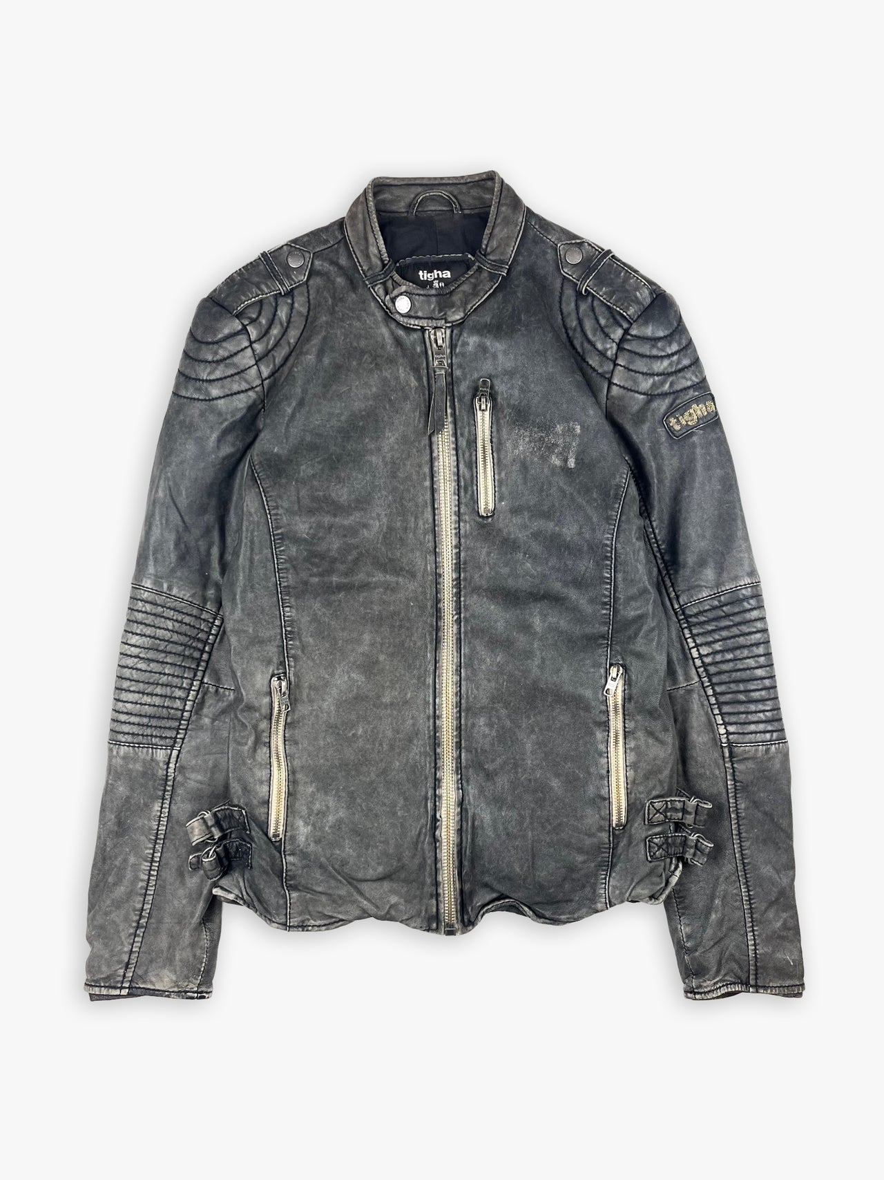 Tigha Moto Leather Jacket