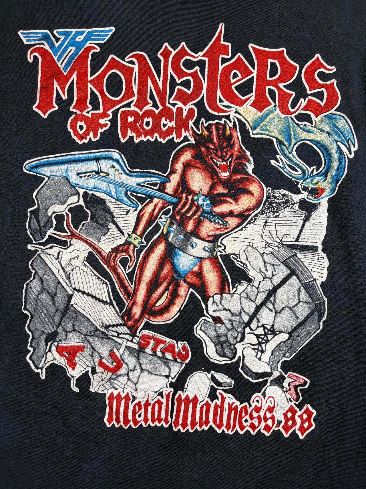 1988 Monsters of Rock Metal Madness Tour T-Shirt