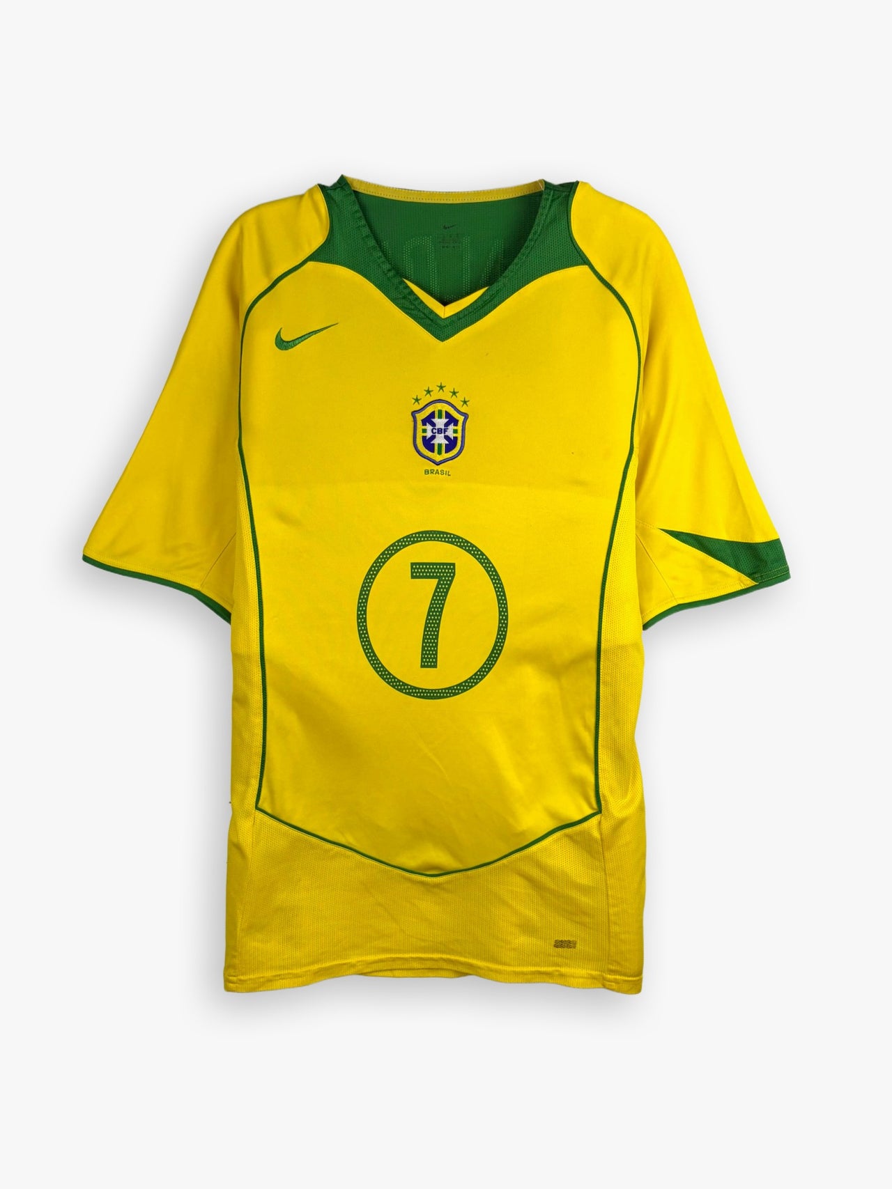 2004 Nike Team Brazil Ronaldinho Home Shirt