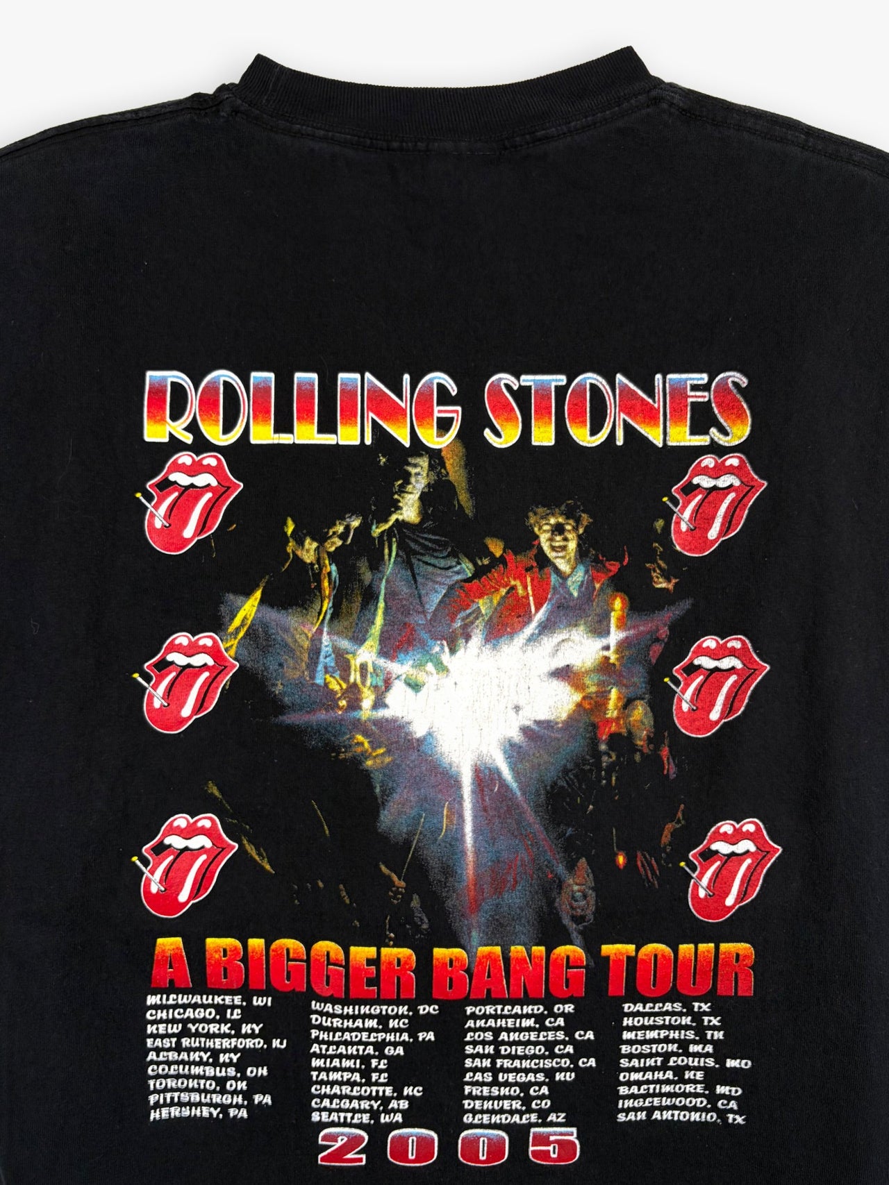 2005 Rolling Stones A Bigger Bang Tour T-Shirt