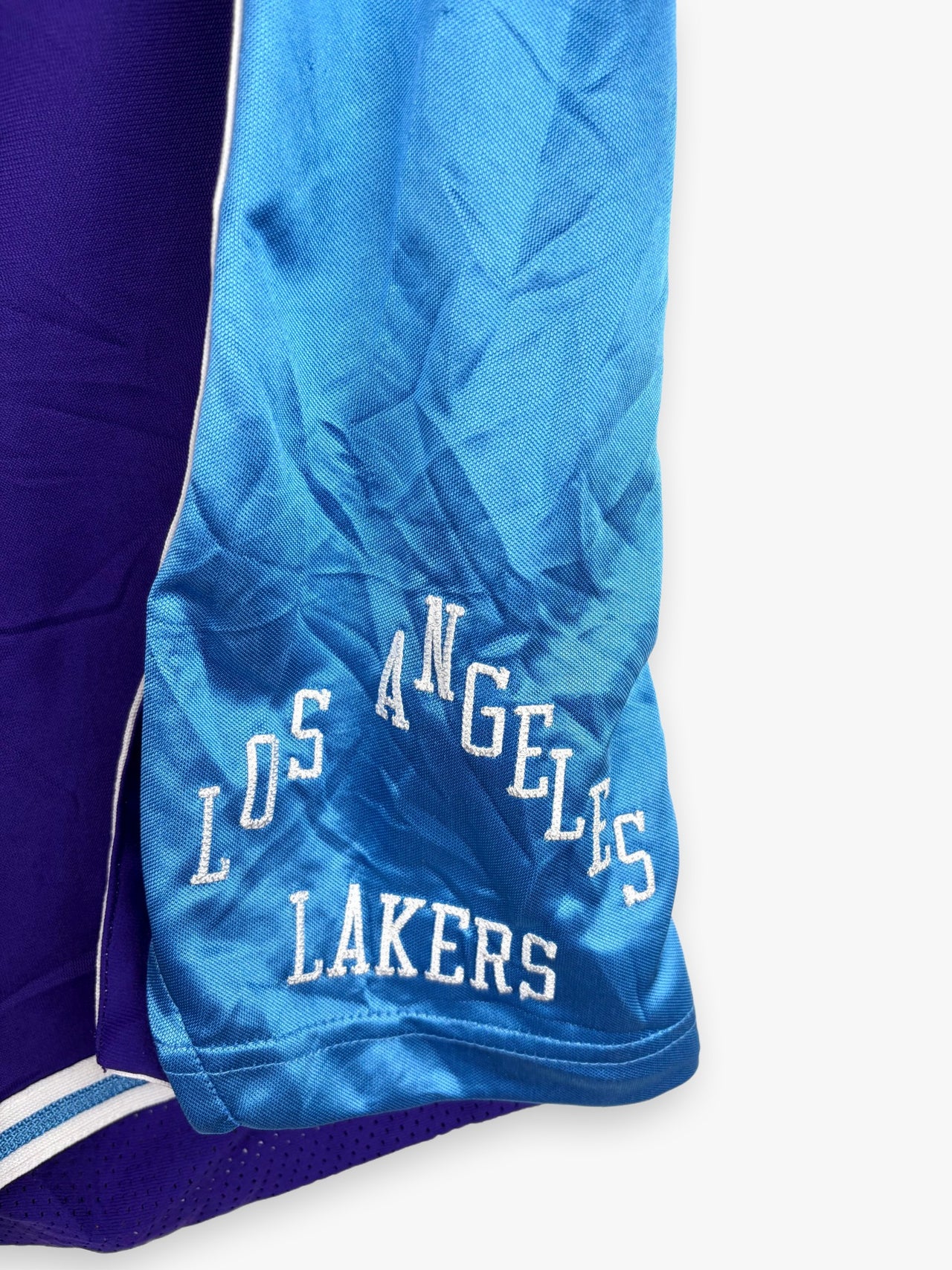 Nike Engineered NBA 75th Anniversary Los Angeles Lakers City Edition Swingman Basketball Shorts