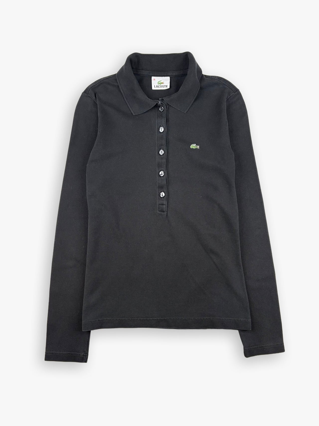 1990s Women’s Lacoste Long-sleeve Polo Shirt