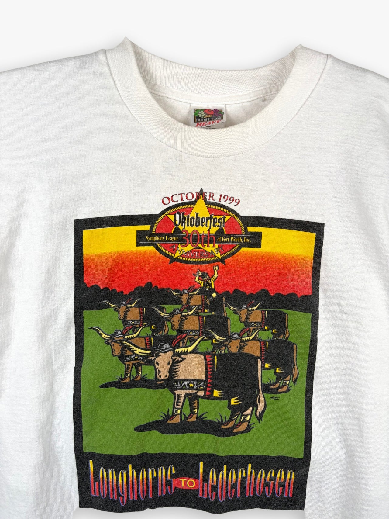 1999 Oktoberfest 30th Anniversary Symphony League of Fort Worth Inc. T-Shirt