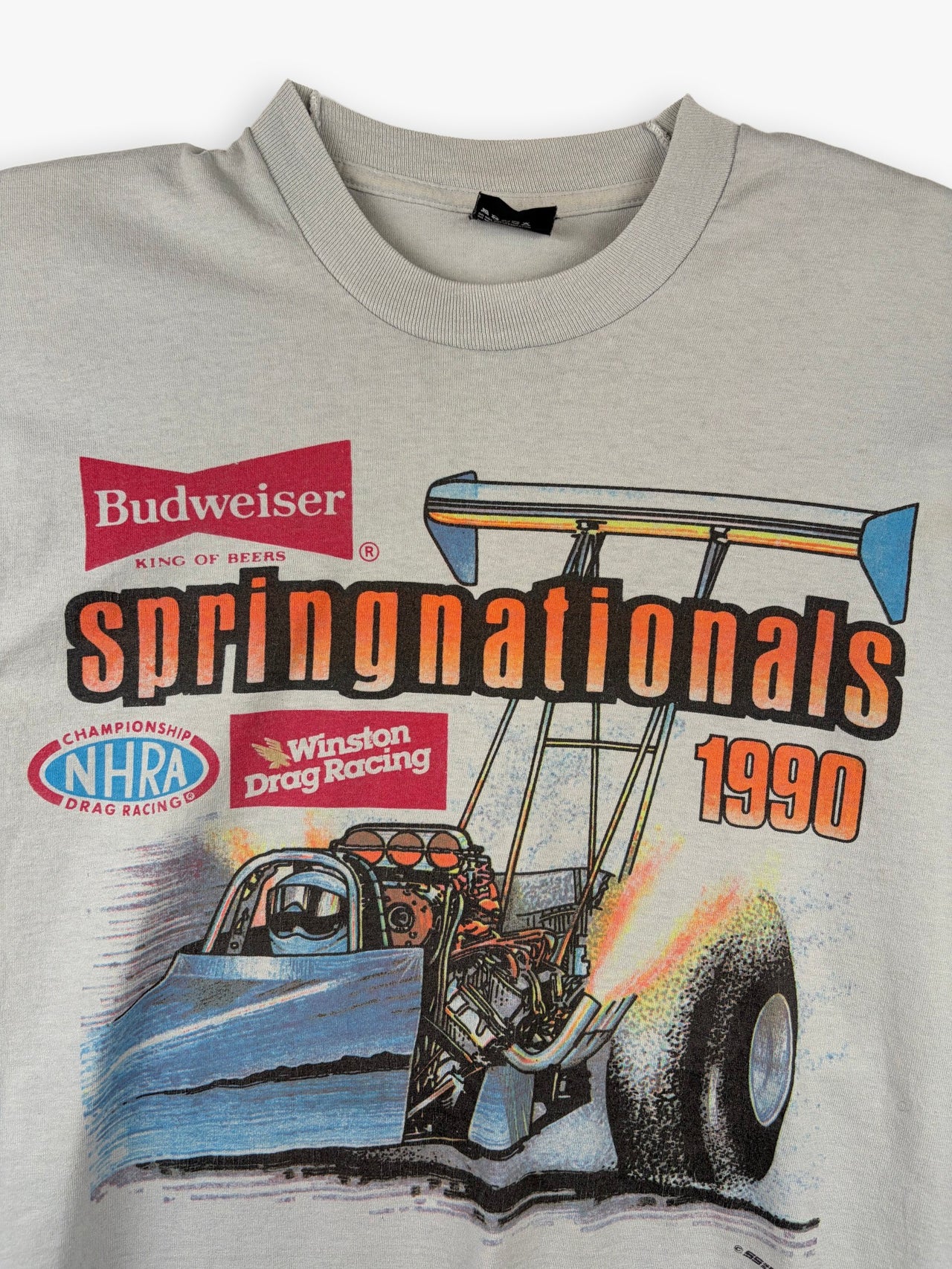 1990 Spring Nationals Drag Racing T-Shirt
