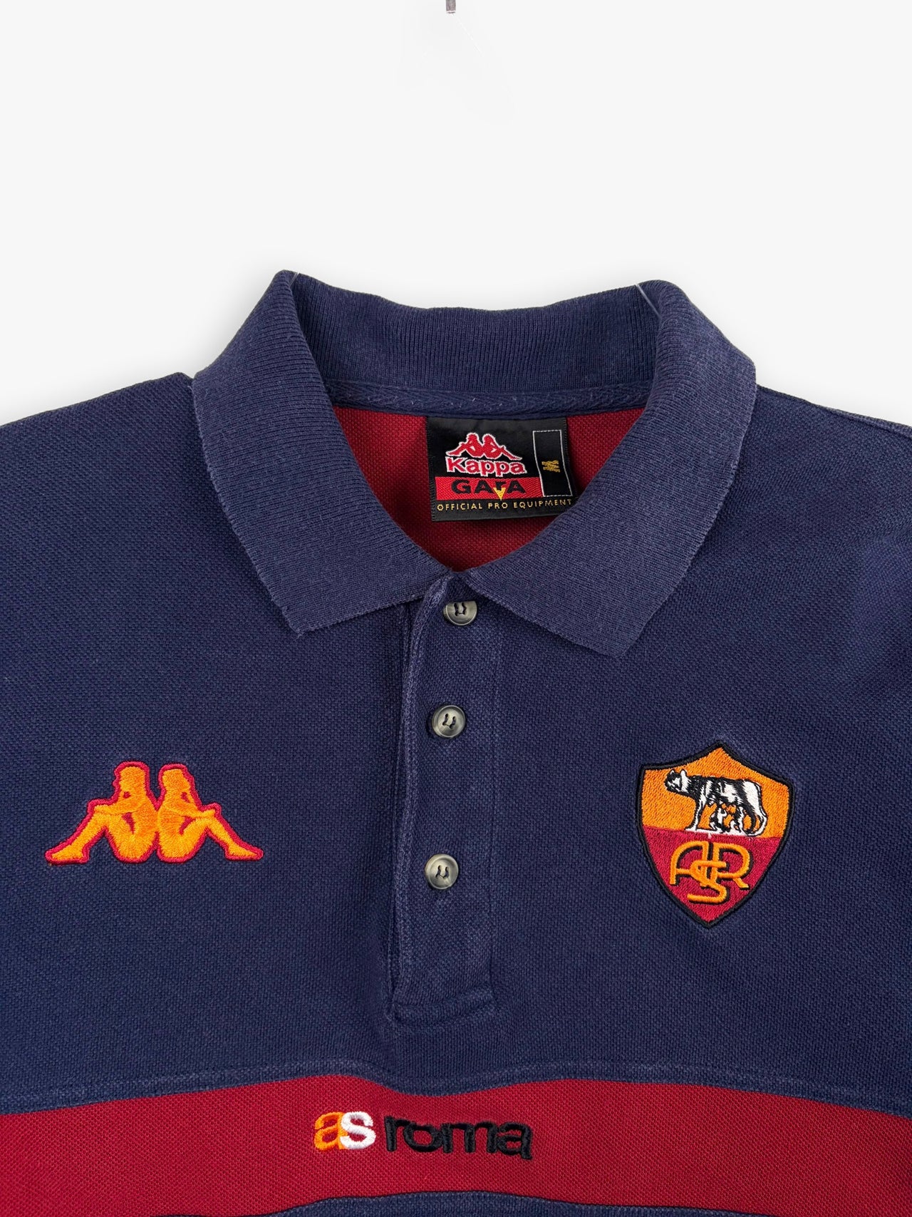 2000s Kappa AS Roma Polo Shirt