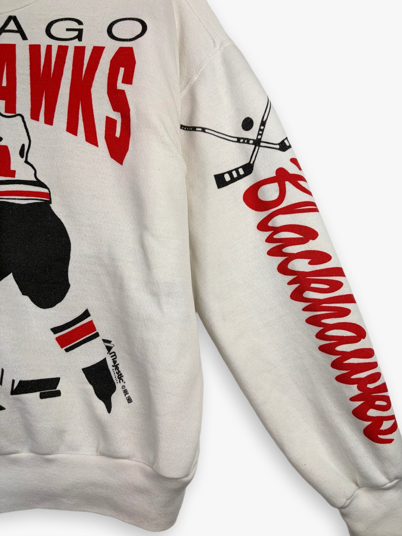 1989 Majestic Chicago Blackhawks NHL Sweatshirt