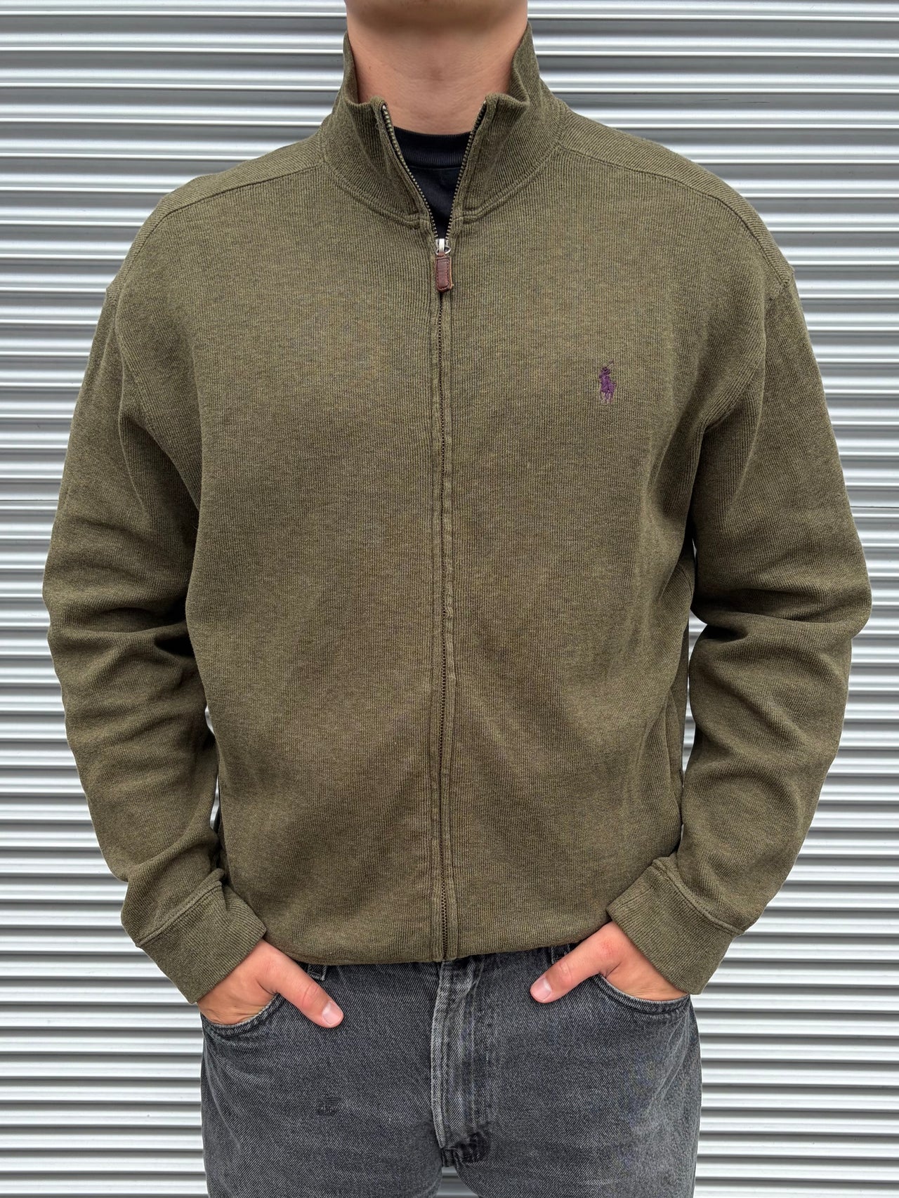 1990s Polo Ralph Lauren Zip-Up Sweatshirt
