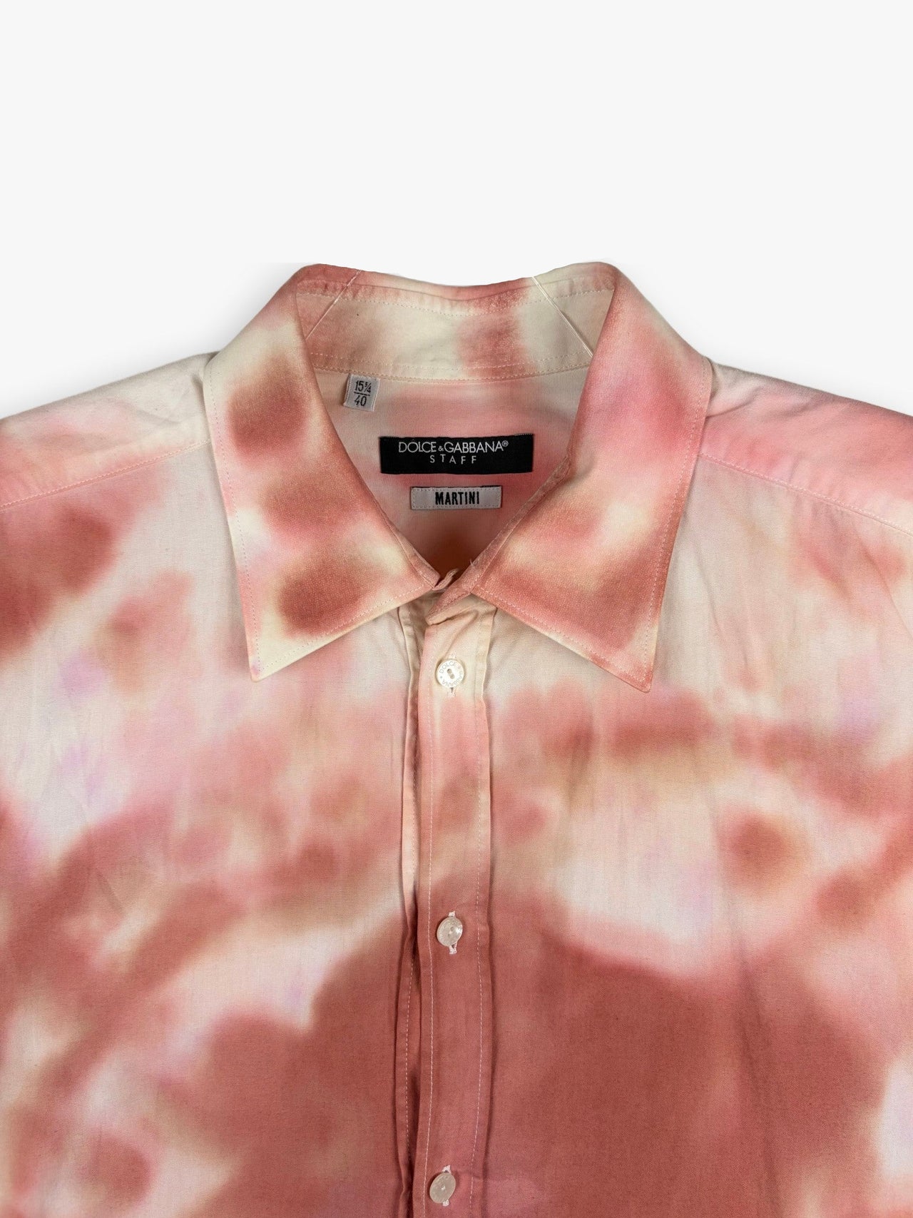 Dolce & Gabbana Staff Martini Button Up Shirt