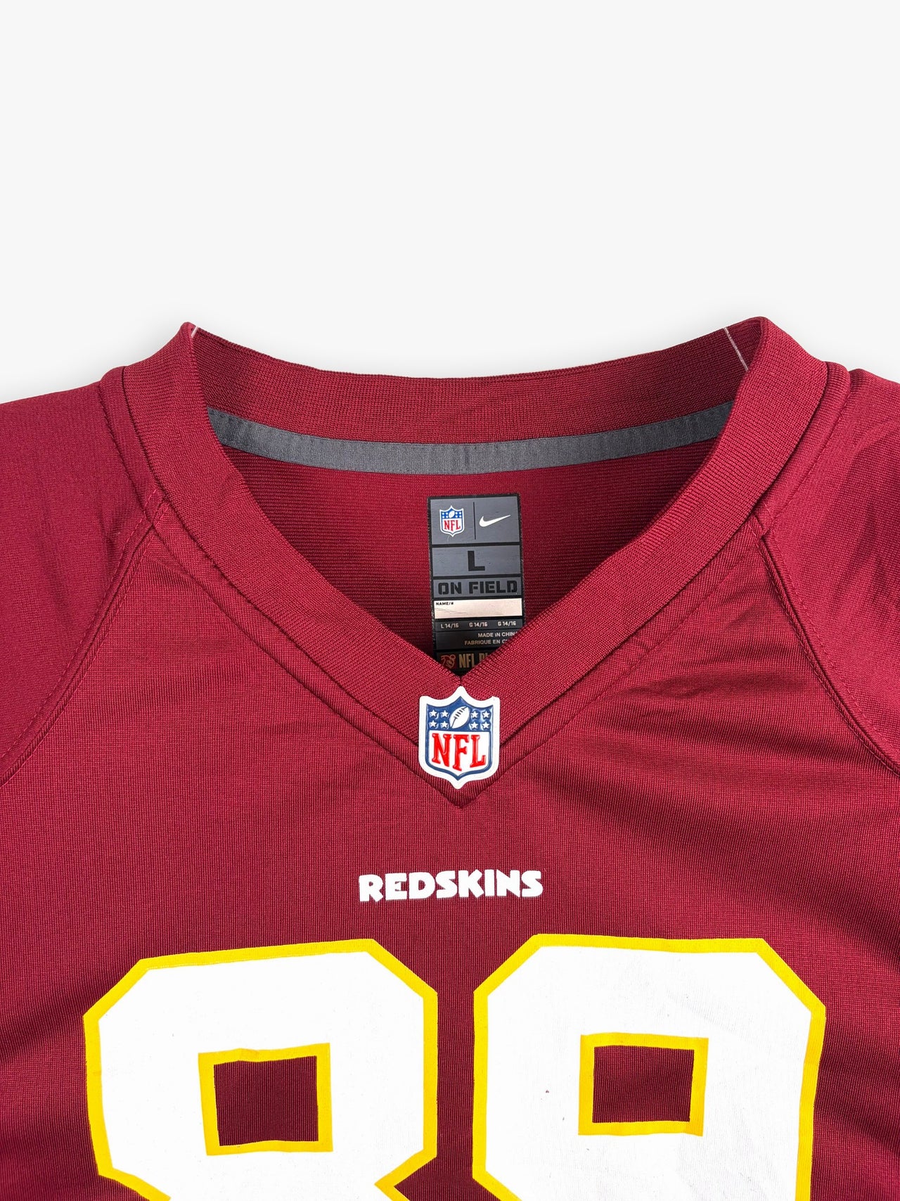 2012-2013 NFL Washington Redskins Nike On Field Santana Moss Home Jersey