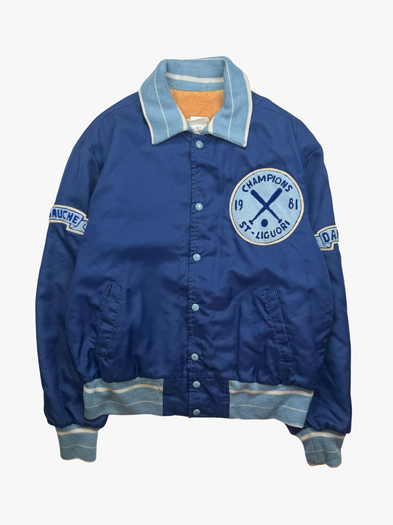 1981 St-Liguori Champions Nylon Varsity Jacket