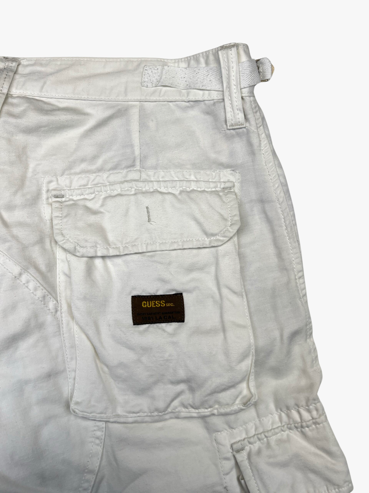 Guess Linen Cargo Shorts