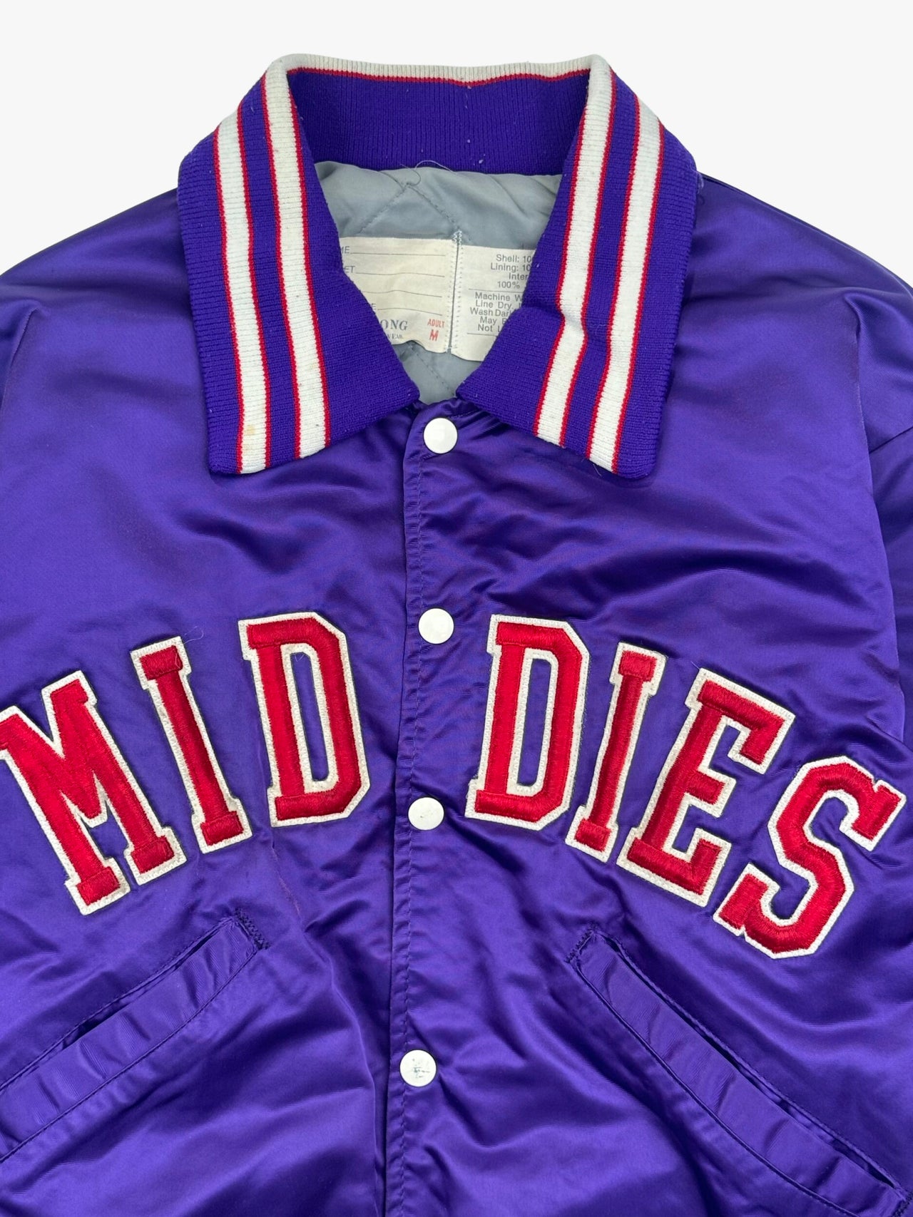 1980's Middletown Middies Nylon Varsity Jacket
