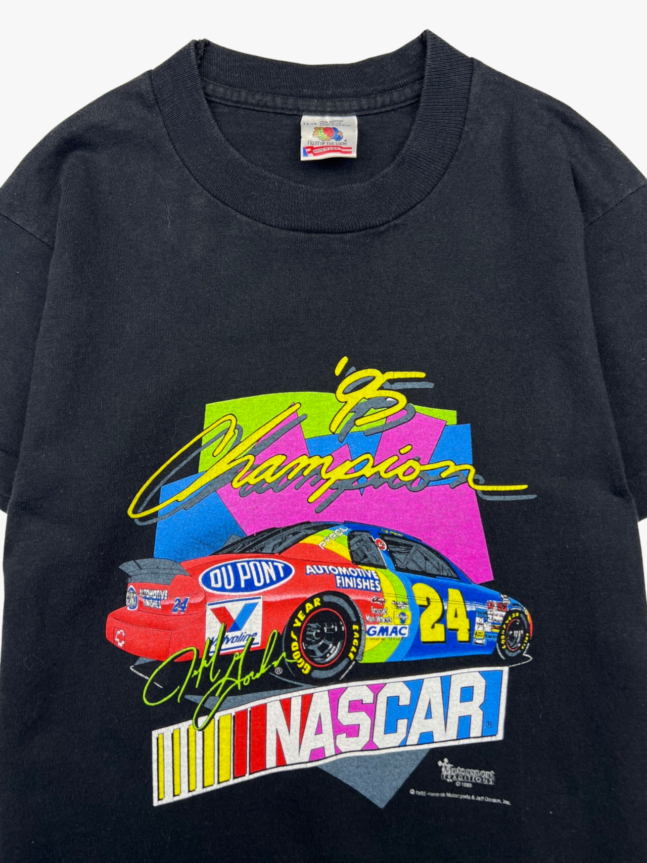 1995 Nascar Champion Single Stitch T-Shirt