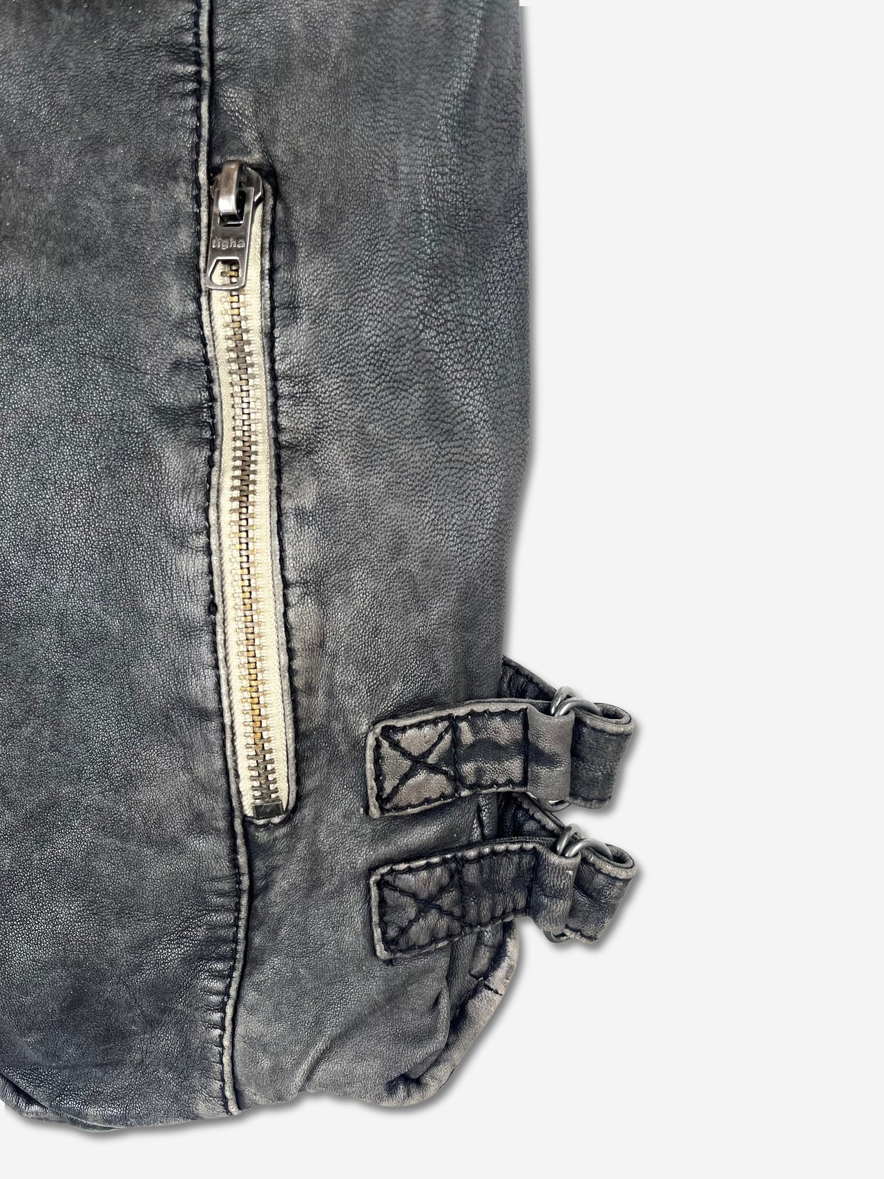 Tigha Moto Leather Jacket